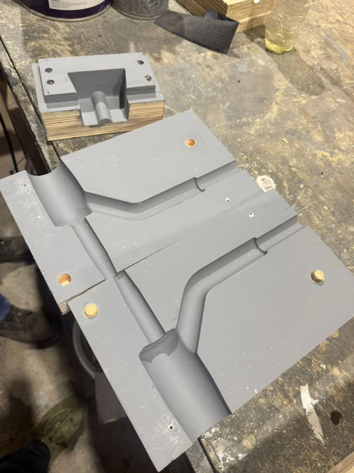 Modelo en madera pintado para fundición en arena — CENCCO